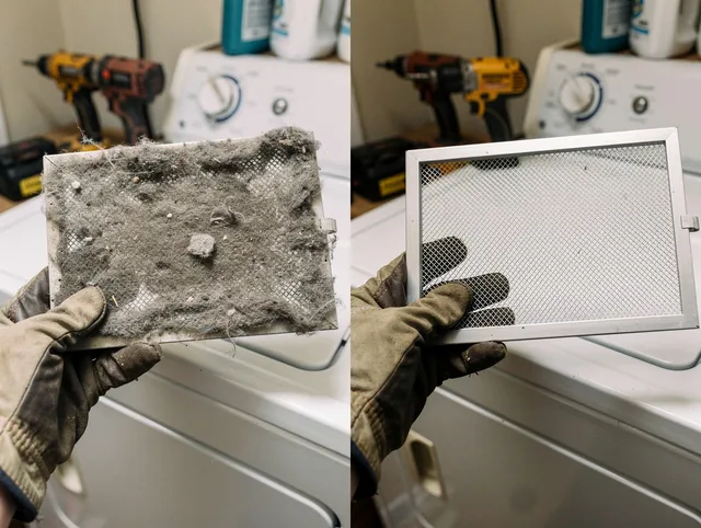 Professional lint trap cleaning by Coral Springs Dryer Vent Cleaning in Coral Springs