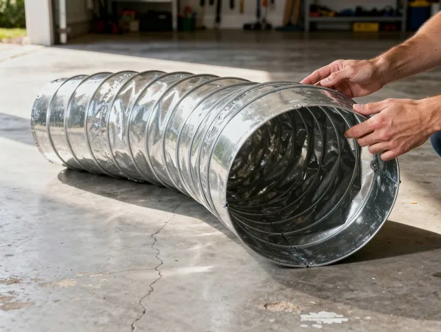 Coral Springs Dryer Vent Cleaning specialist using advanced equipment for thorough duct cleaning in Coral Springs